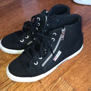 Black Superga High Tops